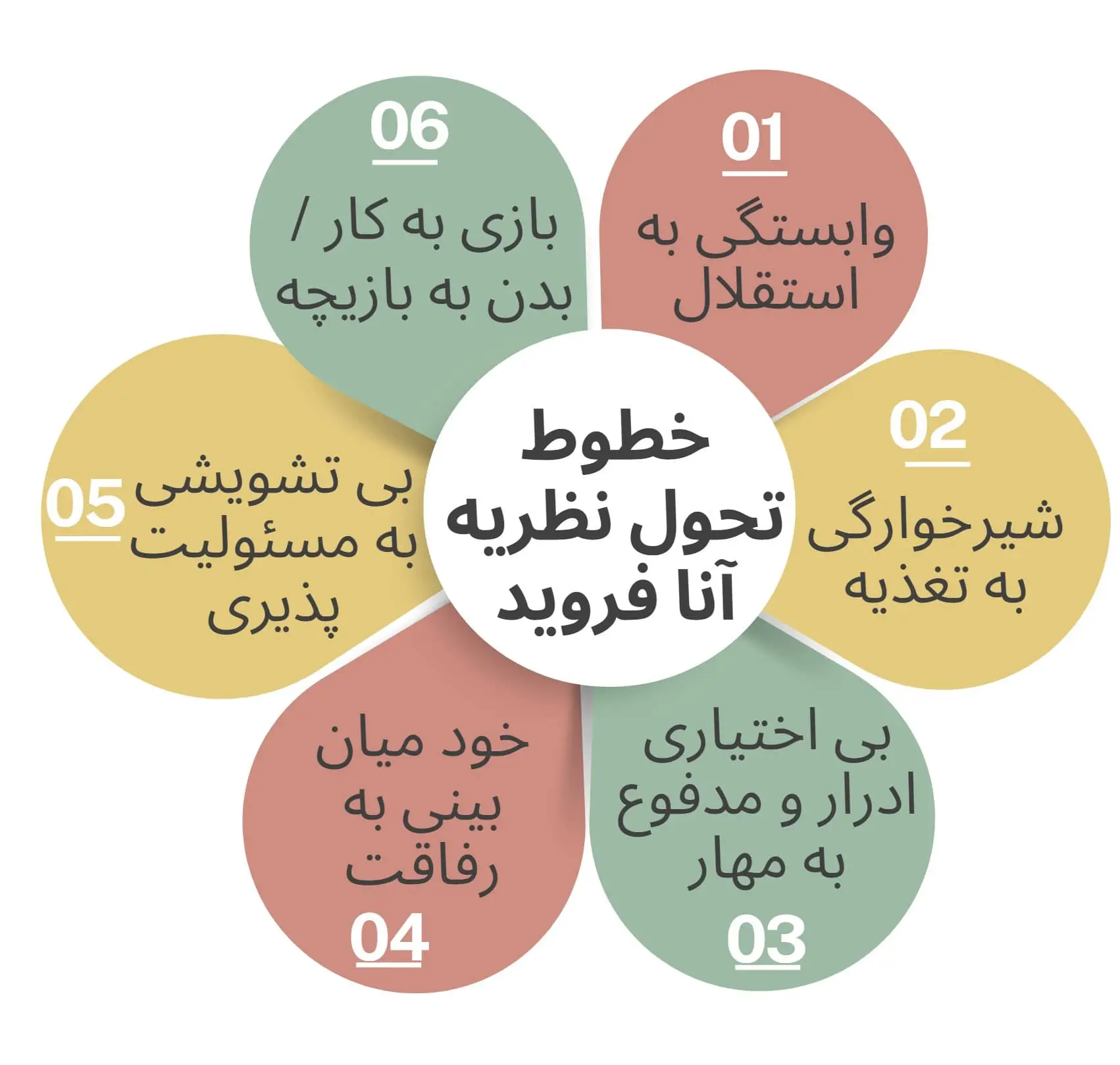 مفهوم خط تحول آنا فروید