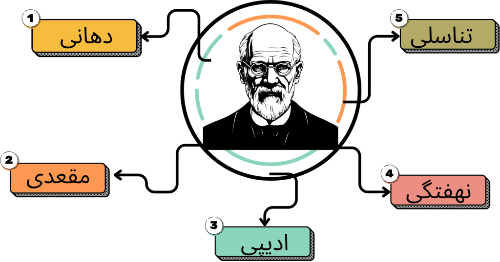 مقایسه مراحل رشد فروید و اریکسون، مراحل هویت اریکسون 3 جدول مراحل رشد فروید