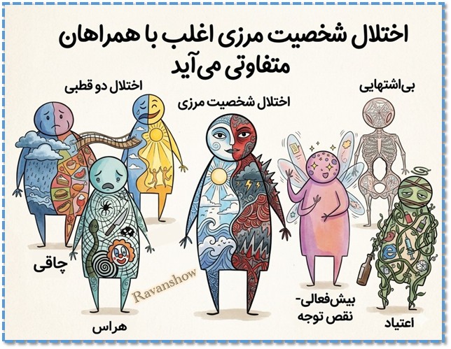 اختلال شخصیت مرزی در DSM-5| بررسی علائم،پیش آگهی و درمان 3 تست اختلال شخصیت مرزی